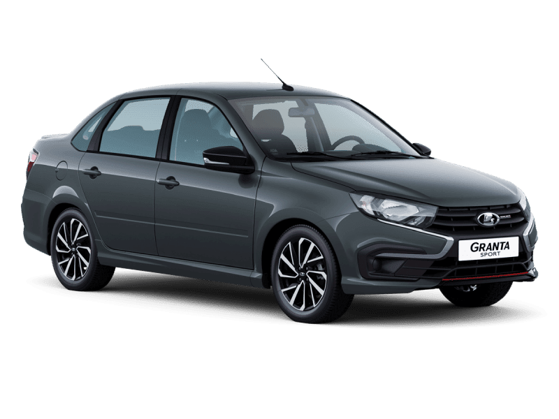 Купить Lada Granta Sport Седан в Екатеринбурге - СЕРЕБРИСТО-ТЕМНО-СЕРЫЙ "БОРНЕО" (633) - МЕТАЛЛИК